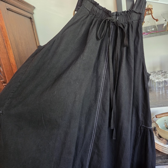 Trending Chic Free People Maxi Dress Black for Women Small Cotton NWT Awesome! - Picture 4 of 11